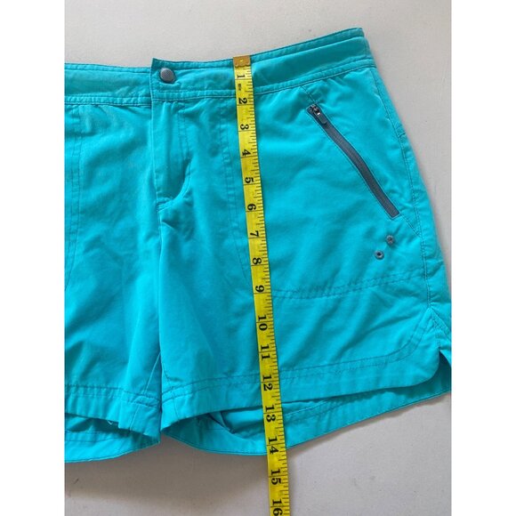 Title Nine Beach River Shorts Women's 6 Rogue Blue Stretch 5" Quick Dry HTF - Picture 10 of 10